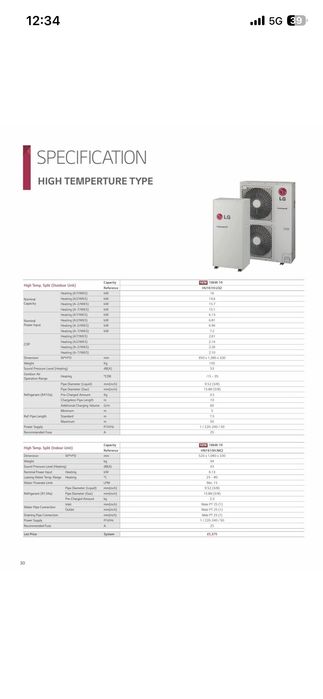 16KW LG Therma V - 6k RRP