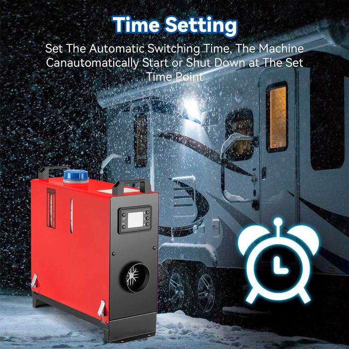 Суха дизелова печка 8 киловата 12 в преносима