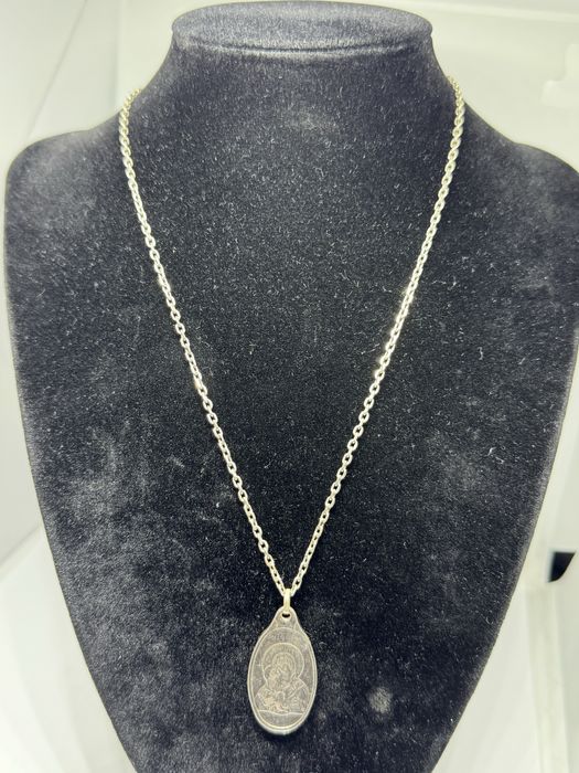 дамски сребърен синджир с висулка 9.27гр 925