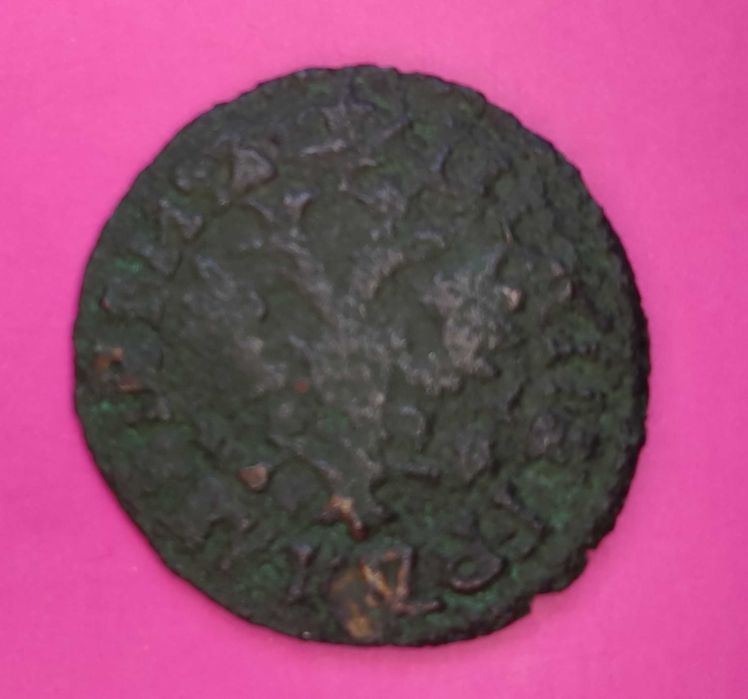 Денга 1705 года. Пётр первый