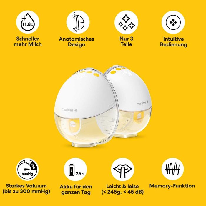 Преносима електрическа помпа за кърма Medela Motion InBra
