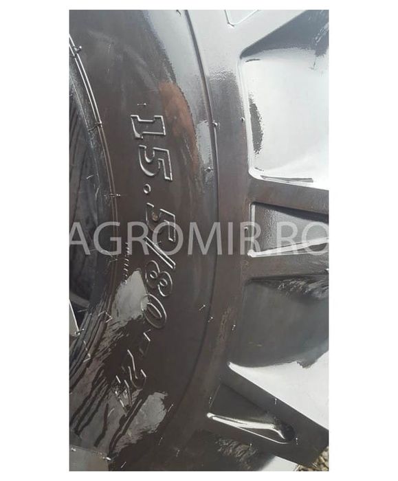 ANVELOPA 15.5/80-24 BKT AS504 12PR TL  Cauciucuri tractor, Fiat, Case, Fendt, John Deere, New Holland, Massey Ferguson, UTB   Cauciucuri tractor, Fiat