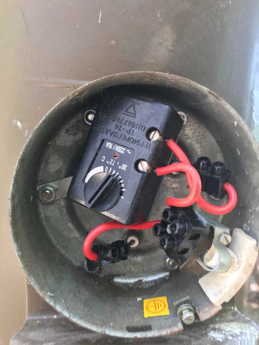 Бойлер комбиниран на дърва и ток 80 литра - неизползван