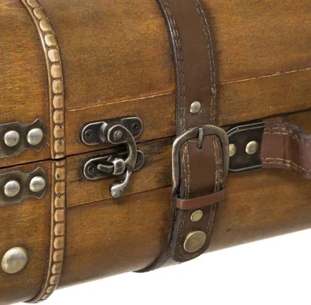 Дървен деко сандък в 2 размера