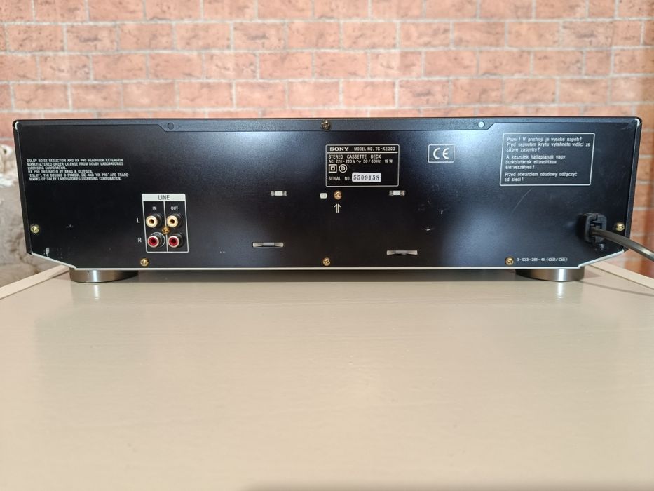 Sony TC-KE300; Sony CDP-715; Sony TC-K400S; Sony MDS-302