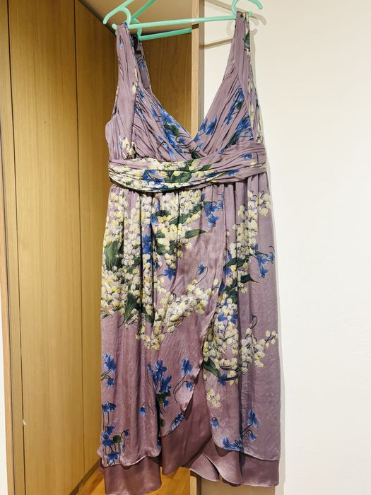 Rochie mov sin matase