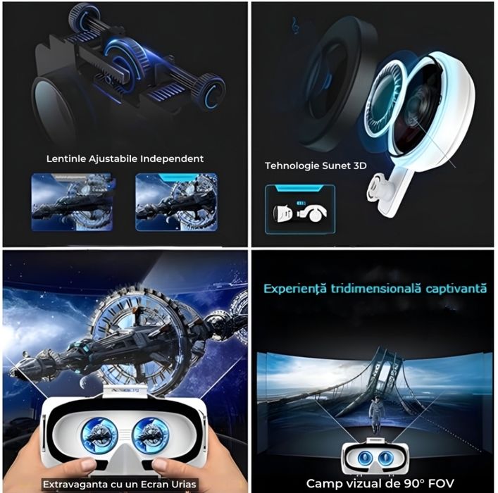 Ochelari VR + Controller Android/ iPhone NOI nefolositi