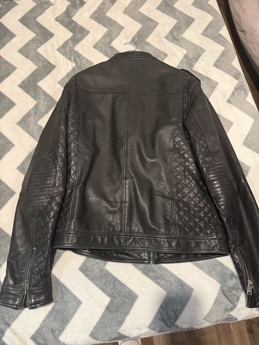 Мъжко кожено яке Le Temps des Cerises Biker / Quilted Leather Jacket