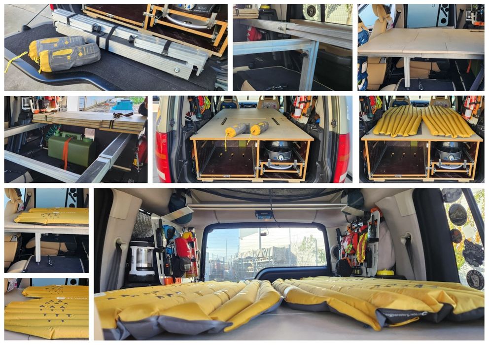 Modul Bucatarie+Pat pentru 2 persoane tip Campingbox