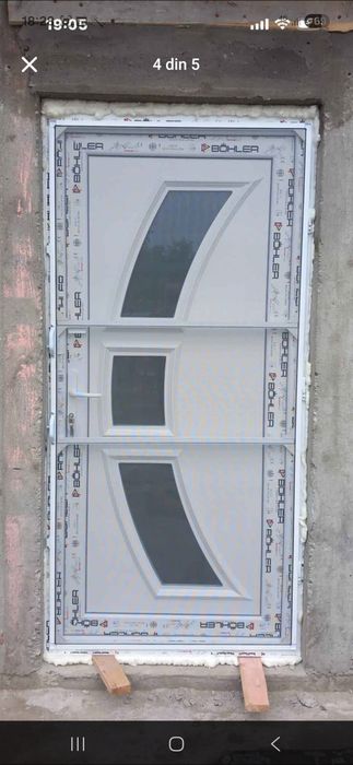 Uși termopan exterior