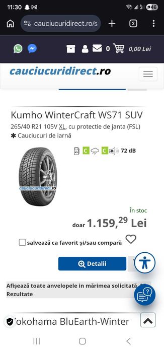 Cauciucuri de iarna noi