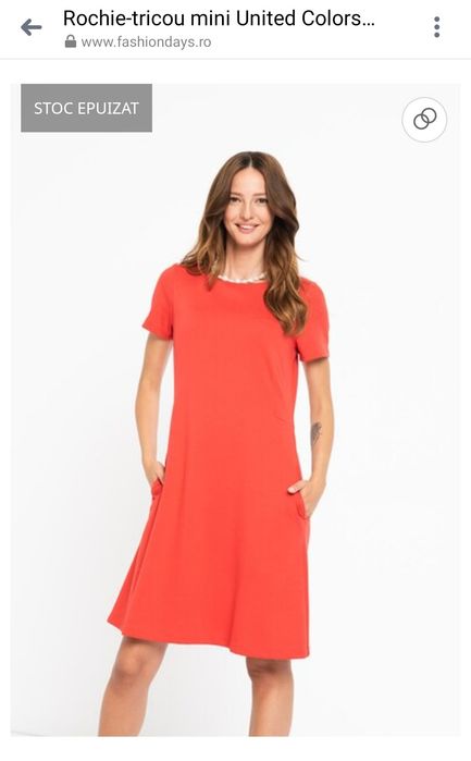 Rochie Benetton rosie  M
