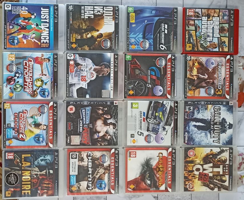 Игры на пс3 на дисках