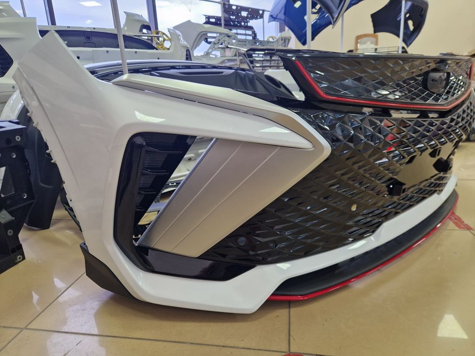 Запчасти Джели GEELY COOLRAY NEW бампер в сборе в цвет