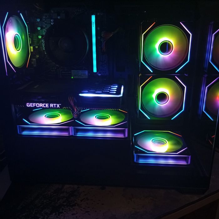 НОВ!Гаранция!Геймърски Компютър/R5 5500/3060Ti/16GB ram/512GB nvme