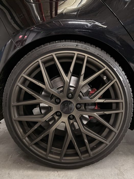 Jante MAM RS4 R19 5x112 ET45 VW Golf Audi Skoda Seat + 5 Anvelope ( 225/35/R19)