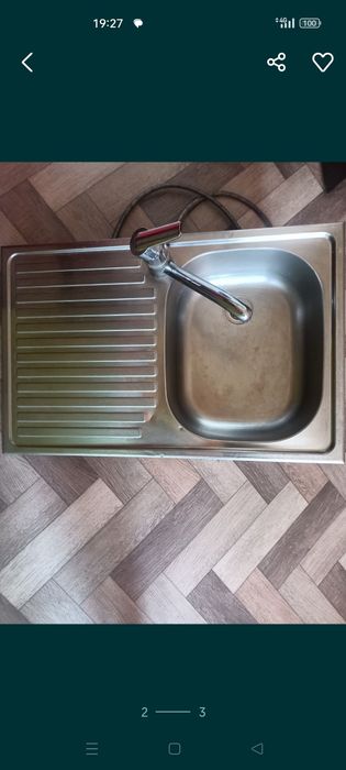 Раковина мойка со смесителем