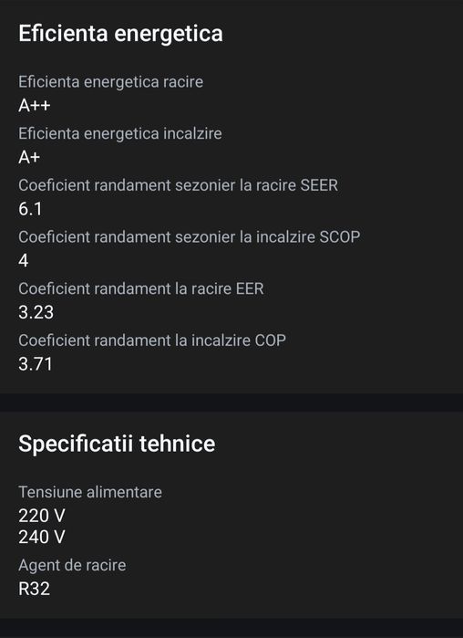Aparat nou de aer conditionat Hisense  18000 BTU