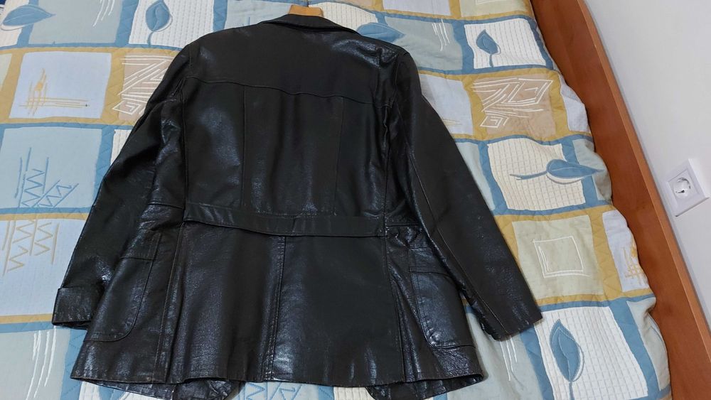 Мъжки кожени сака / якета – естествена кожа, много добро състояние (2 броя)