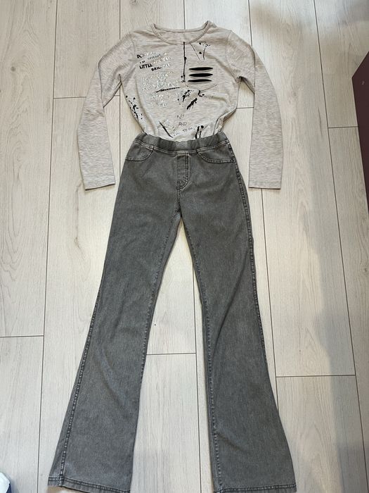 Сет за момиче в сиво