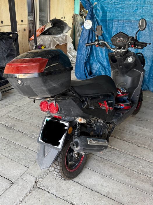 Мопед Танк с номерами