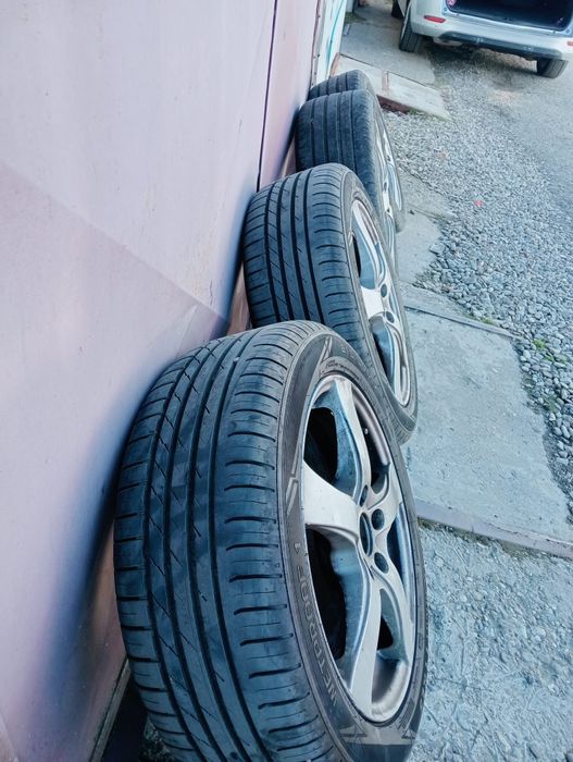 Jante aliaj pe R17 pt Ford_5 x 108, anvelope Goodyear DOT 2024