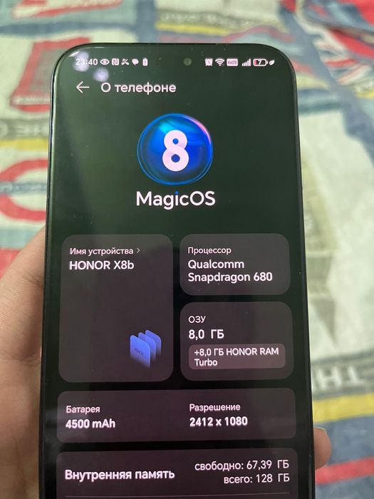 Honor x8b Amoled