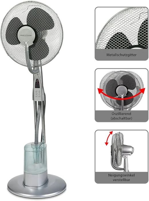 Нов вентилатор ProfiCare, PC-VL 3069 LB, 85W, Овлажняване на въздуха