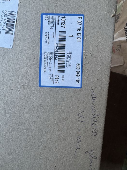 Lampa semnalizare golf 7