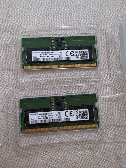 Samsung DDR5 sodimm 2x8gb 4800