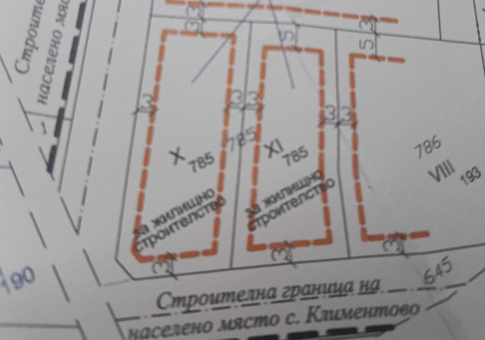 Продава се Парцел в Варна, Колхозен пазар - 878 кв.м за 31 €/кв.м - Снимка #1