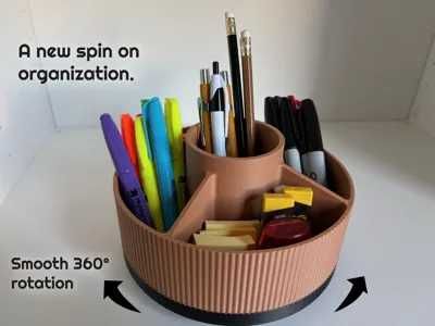 Въртящ се органайзер за бюро