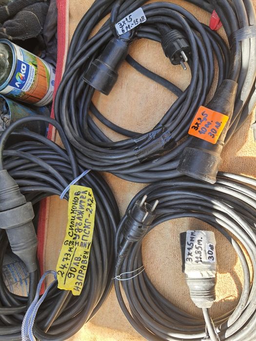 Кабели,проводници,удължители,разклонител