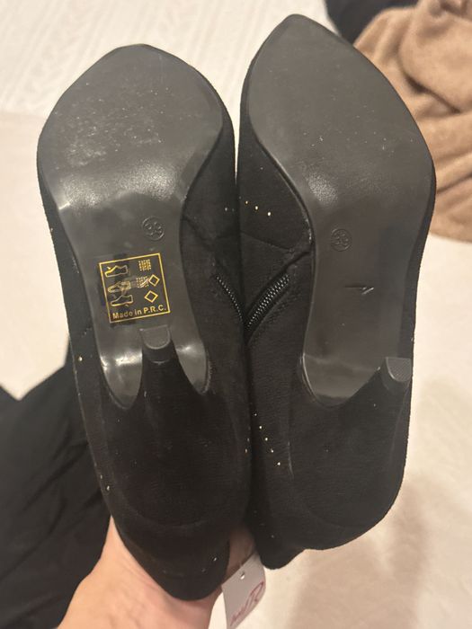 Botine fashion catifea nr.39