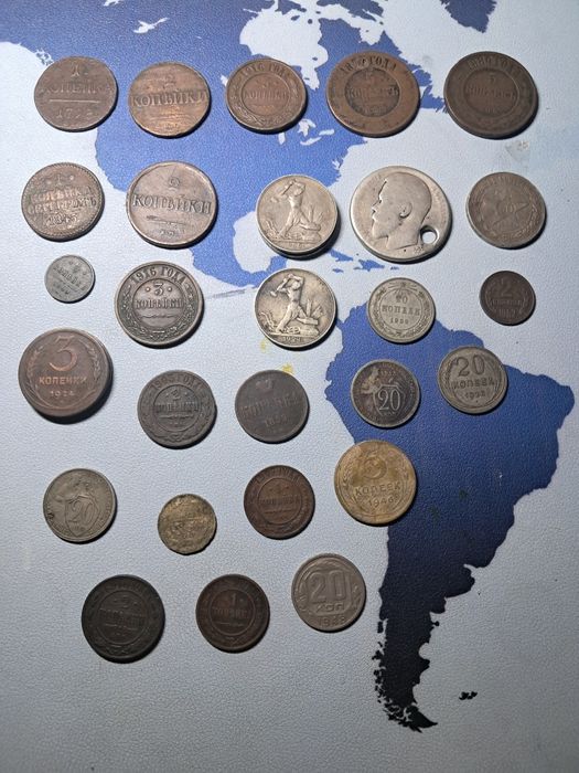 Монеты с 1798 г - 1992 г