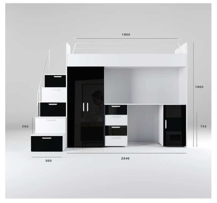 Vand mobilier camera copilului