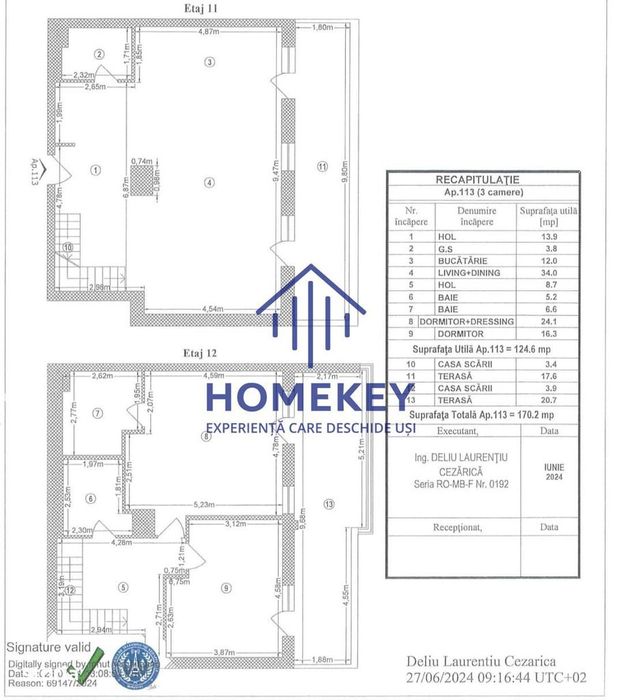 Duplex 3 camere de vanzare, zona Calea Dudești 186/Select Residence