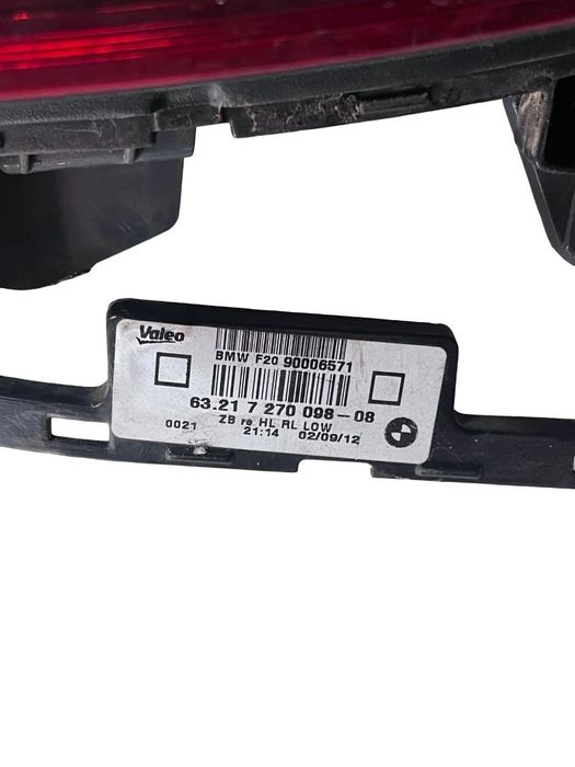 Lampa Spate / Stop Dreapta Spate ( Uk ) Bmw 1 Ii F20 2010 ->