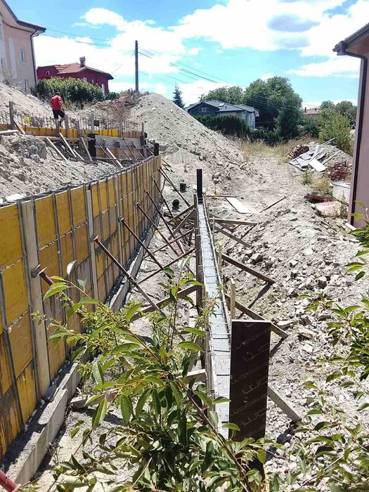 Грубо стройтелство ,кофраж и армровка ,фундаменти , подпорни стени  и ремонтни дейности