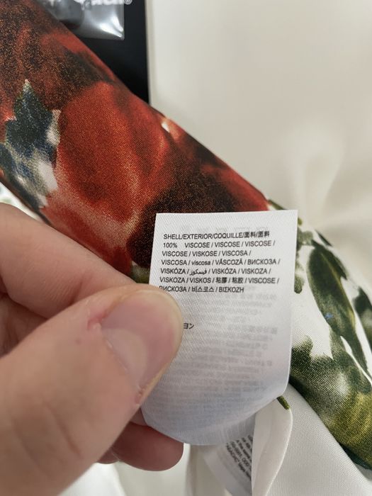 Camasa alba imprimeu floral noua Desigual XXL