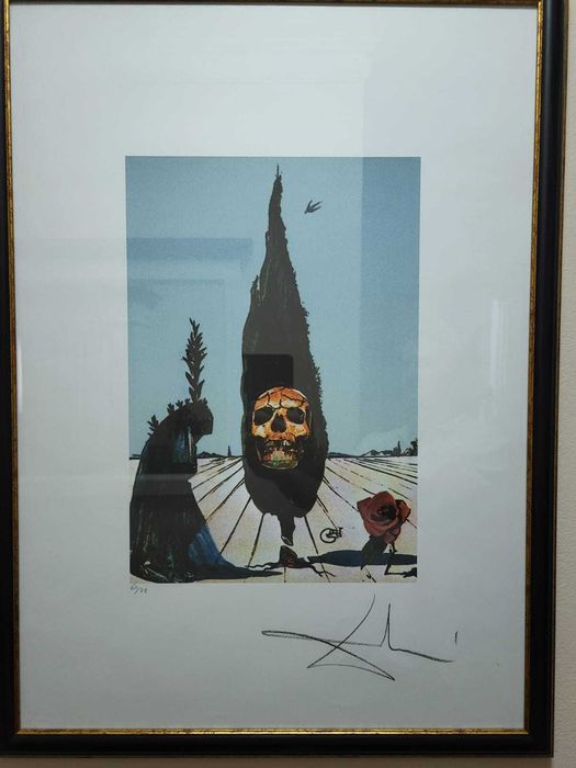 52美品！certificato di garanzia コレクション 絵 Cromolitografie originala semnata Salvator Dali cu certificat
