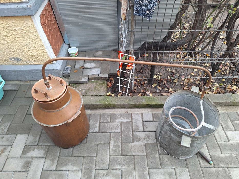 Cazan de țuică din cupru