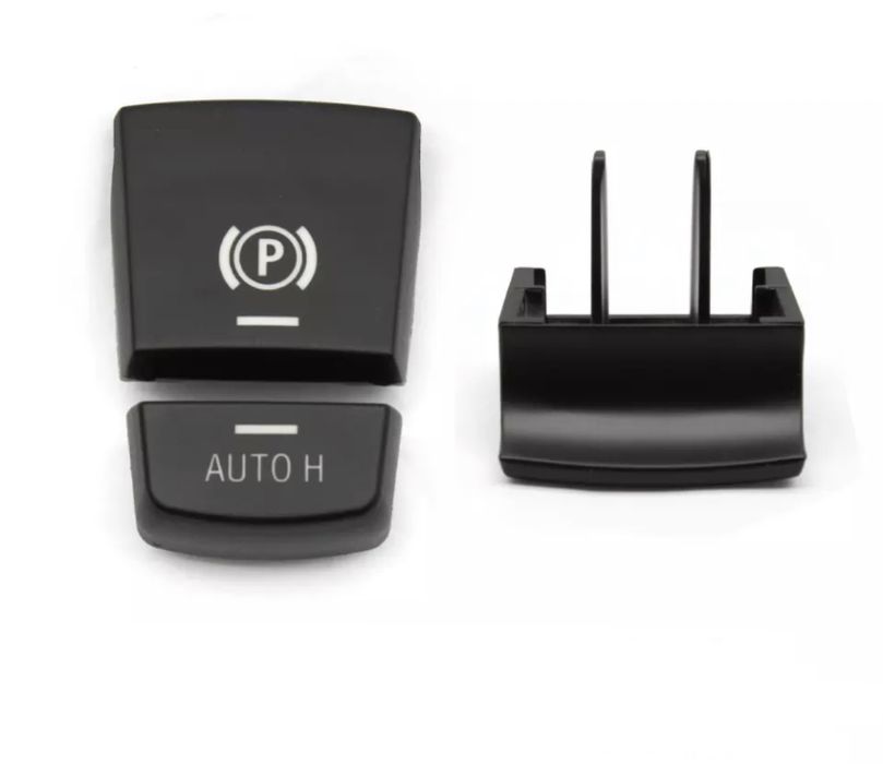 Set buton capac parcare frana mana Rosu Argintiu Bmw F10 F25 F01 F06