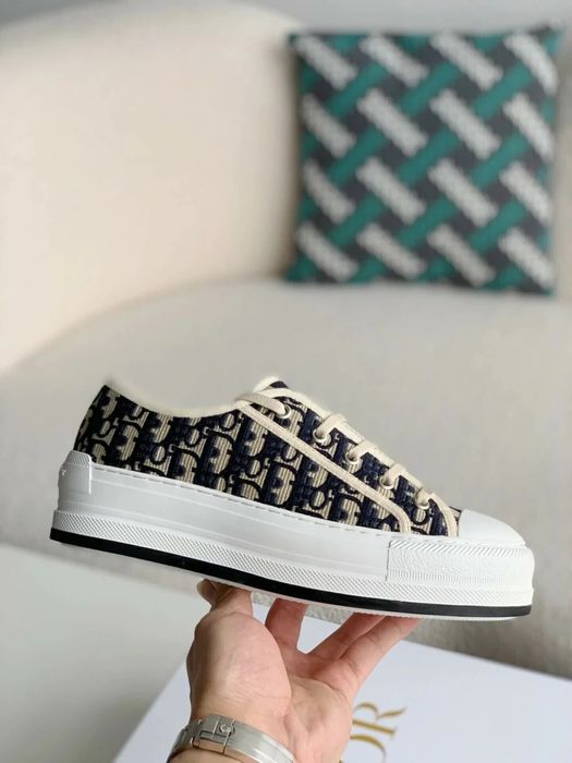 CD B23 Low-Top Sneaker "Navy/Black Dior Oblique"