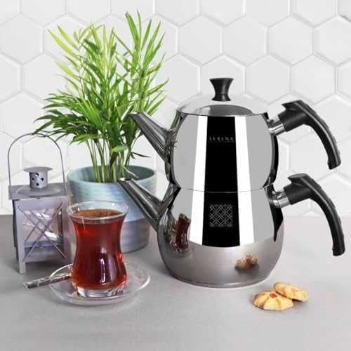 Комплект иноксови чайници 1L + 1.5L за индукция 18/10
