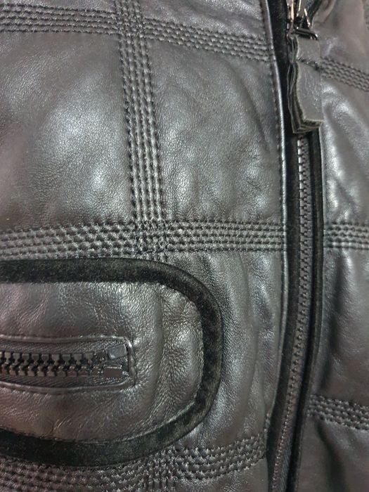 Geaca piele naturala nappa,  model pt tinute casual;