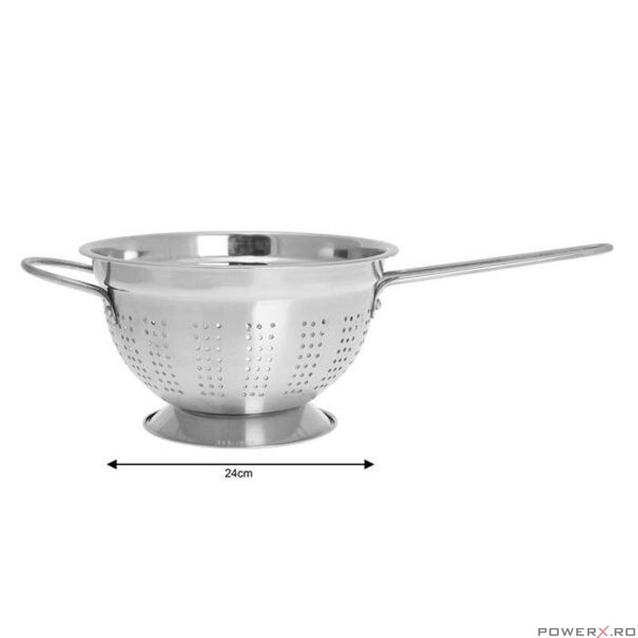 Strecuratoare din inox, cu maner, 24 cm, Klausberg