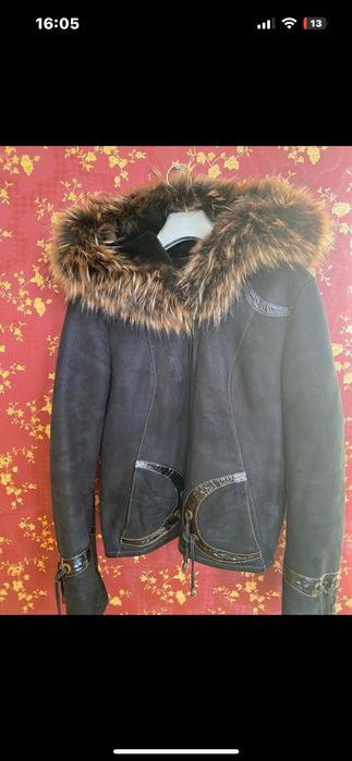 Cojoc femei,scurt cu blana naturala