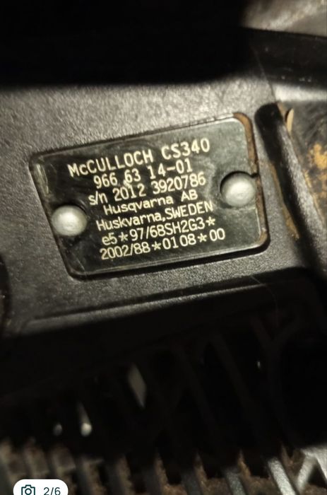 Vând drujba McCulloch.