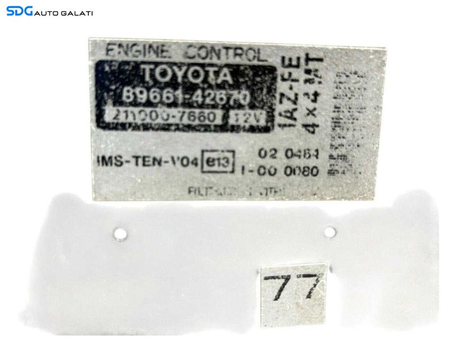 ECU Calculator Motor Fujitsu Ten Limited Toyota RAV 4 2.0 VVTI 2000 - 2006 Cod 89661-42670 8966142670 211000-7660 2110007660 [LR1009]